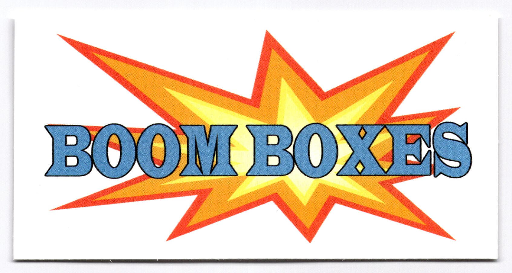 BoomBoxes Sticker – Cardboard Legacy Store