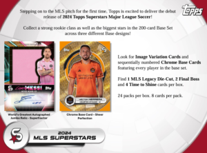 2024 Topps MLS SUPERSTARS Hobby Box 11-8-24